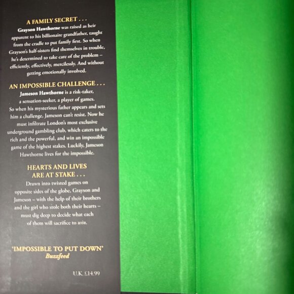 The Brothers Hawthorne Signed HCDJ Book 2023 Jennifer Lynn Barnes Penguin NEW - Picture 10 of 14